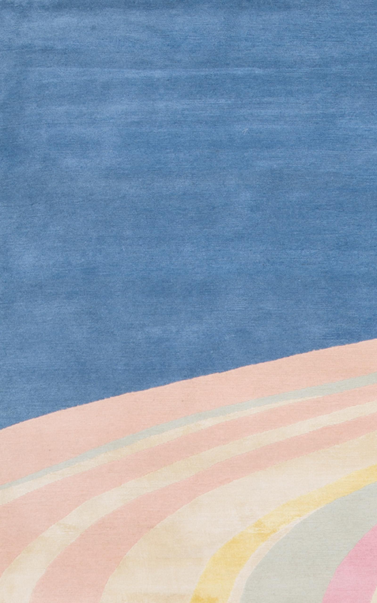 Annodato a mano Knots Rugs Masterpieces - 2 Weeks : 2 Seconds (Colour and Form) in vendita
