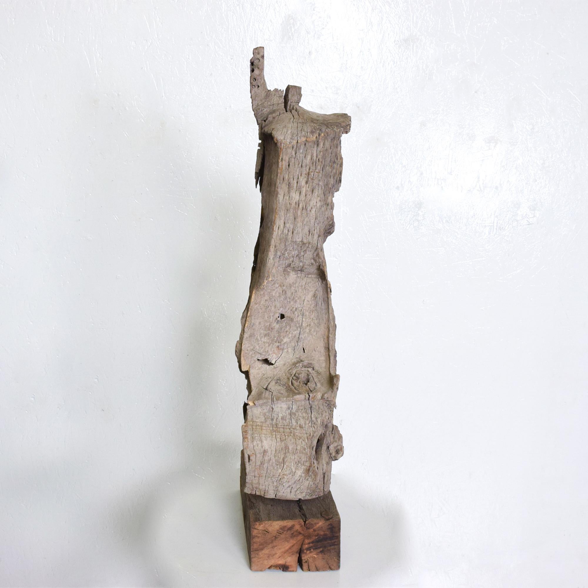 1950s Abstract Mesquite Wood Sculpture Mexico  2