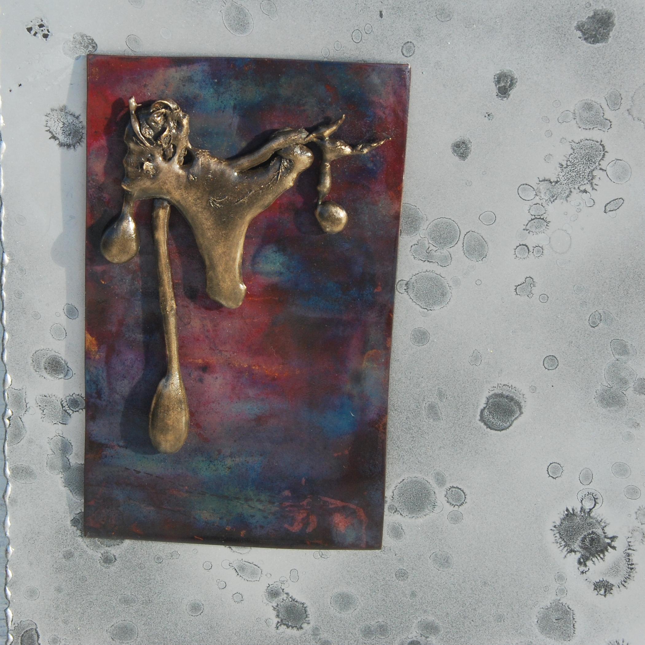 Abstract metal relief by Navid Ghedami 