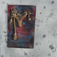 18" x 11" Abstract Metal Relief by Navid Ghedami