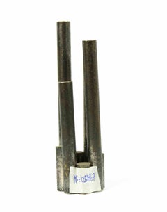 Scultura astratta in metallo - stile brutalista, metà del XX secolo