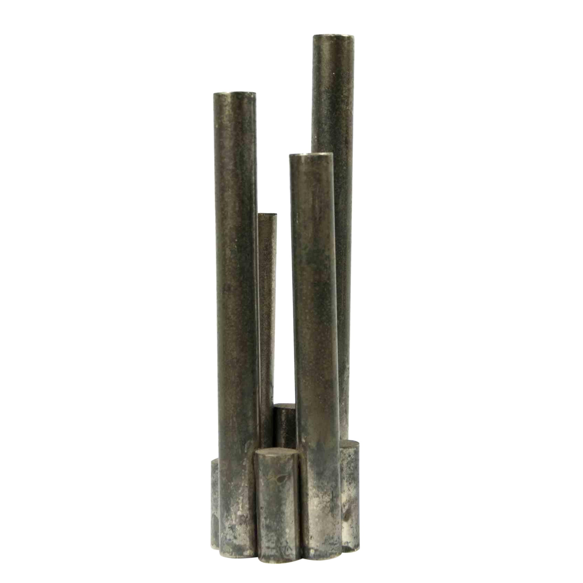 Abstract Metal Sculpture – Brutalist Style, Mid-20th Century
