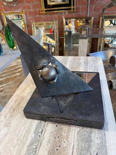 Abstract Metal Sculpture by Di Lorenzo