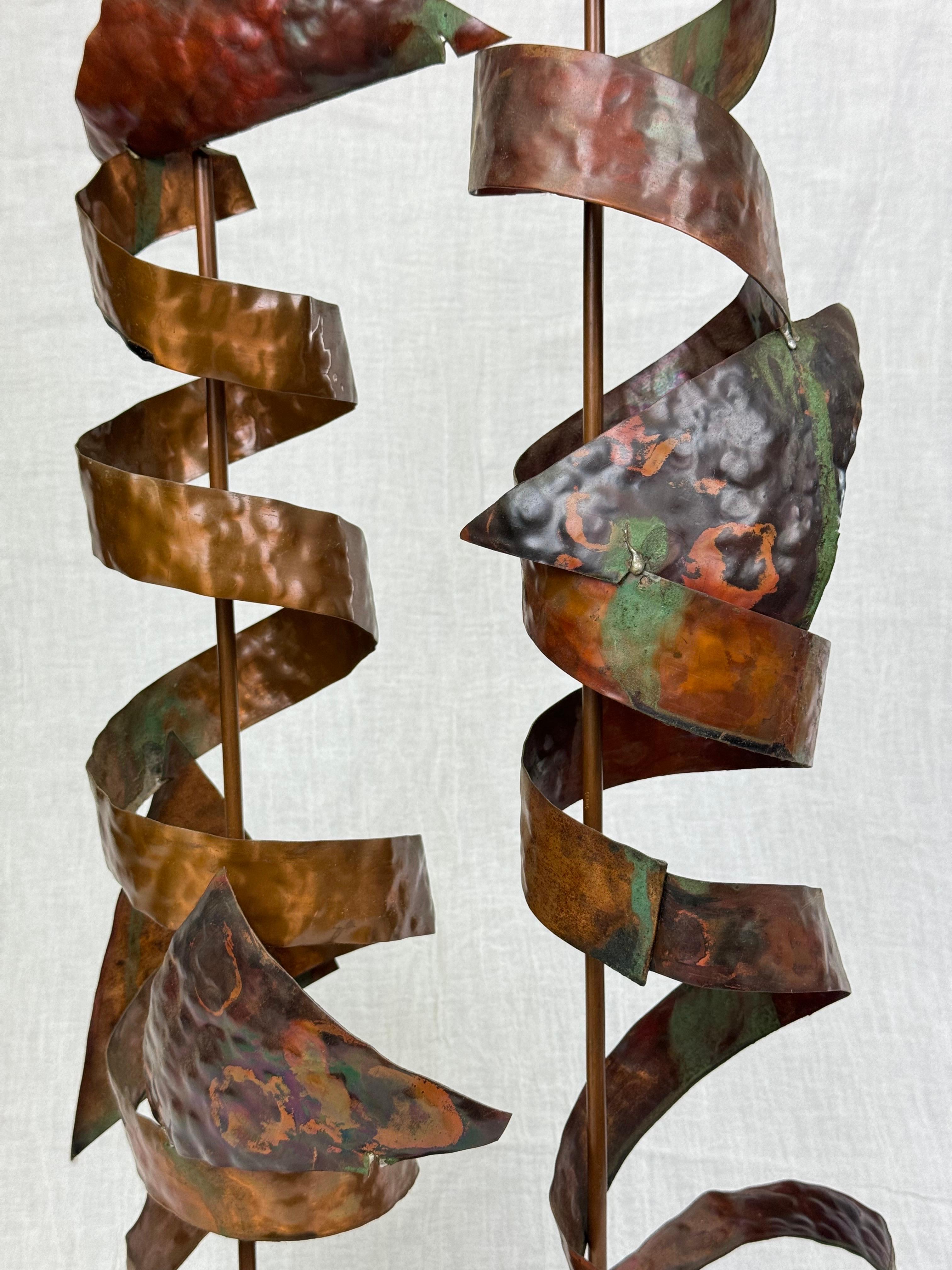 Abstract Mid Century Copper Sculpture 6