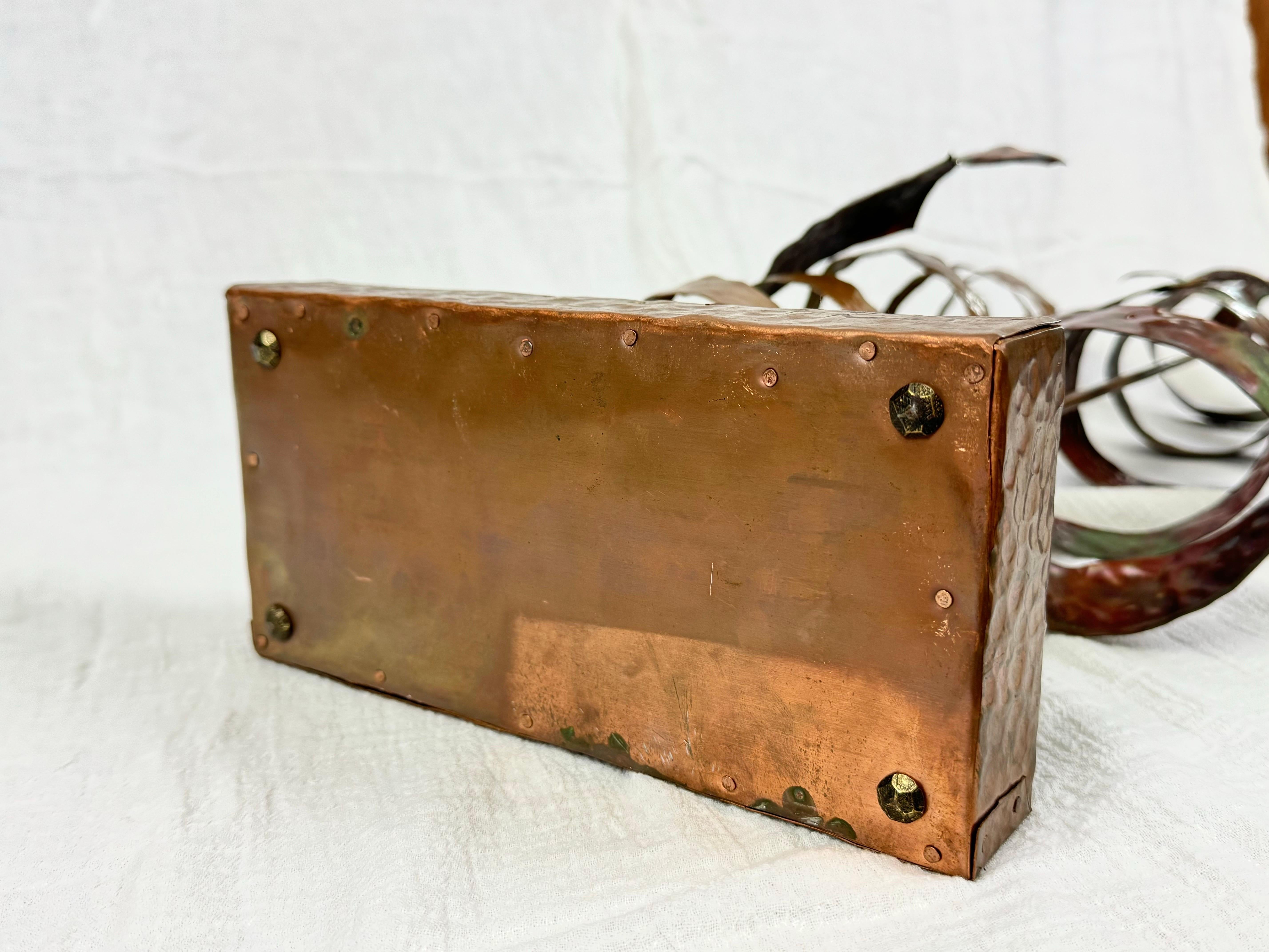Abstract Mid Century Copper Sculpture 10