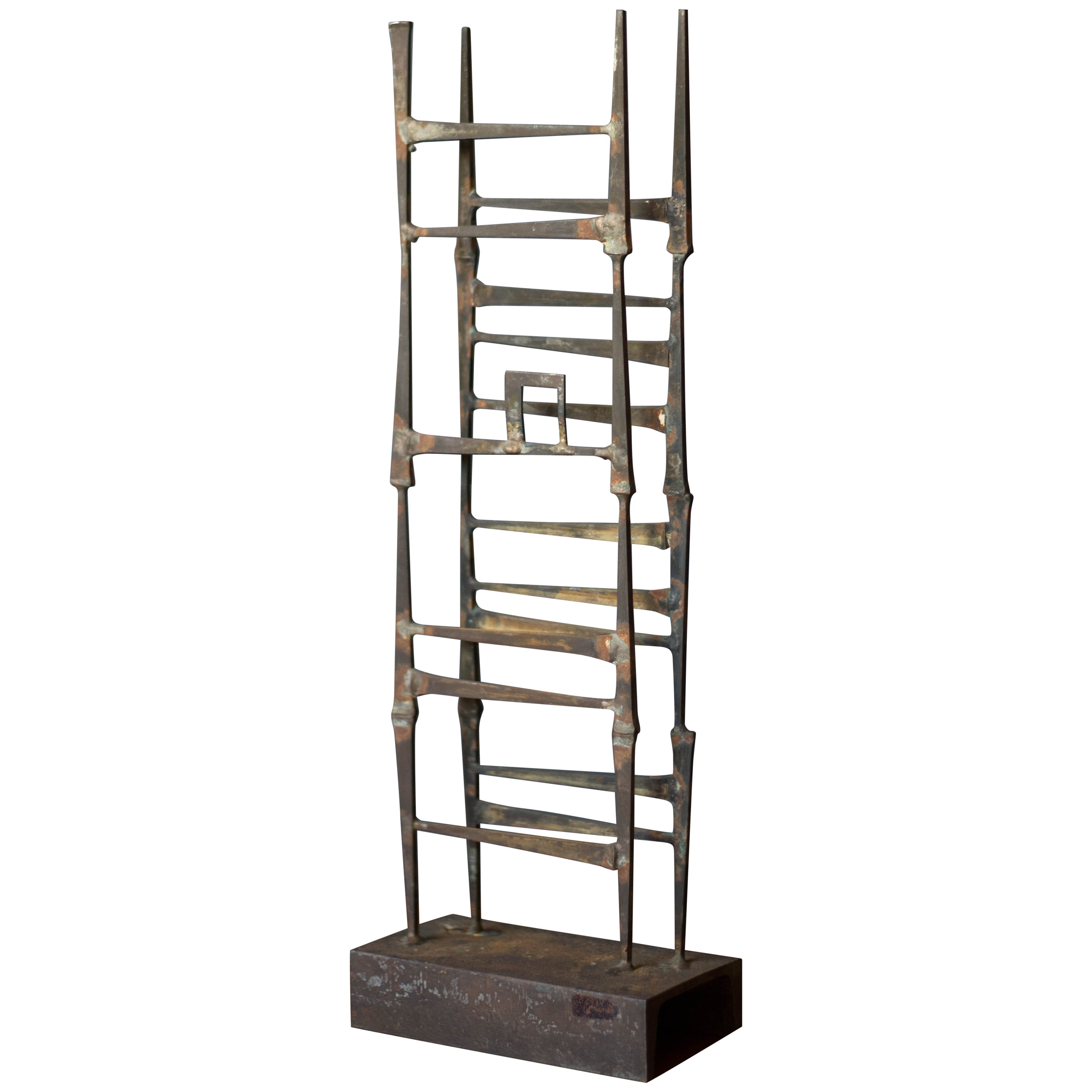 Abstract Mid Century Modern Freestanding Nail Art Sculpture