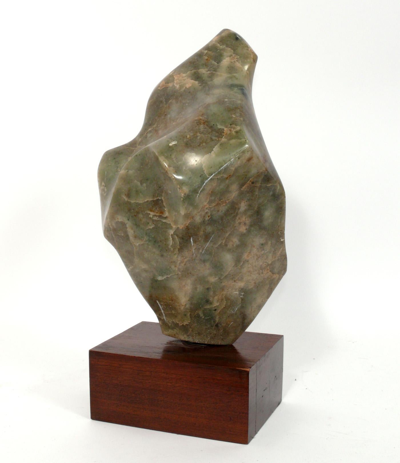 American Abstract Mid-Century Modern Marble Sculpture