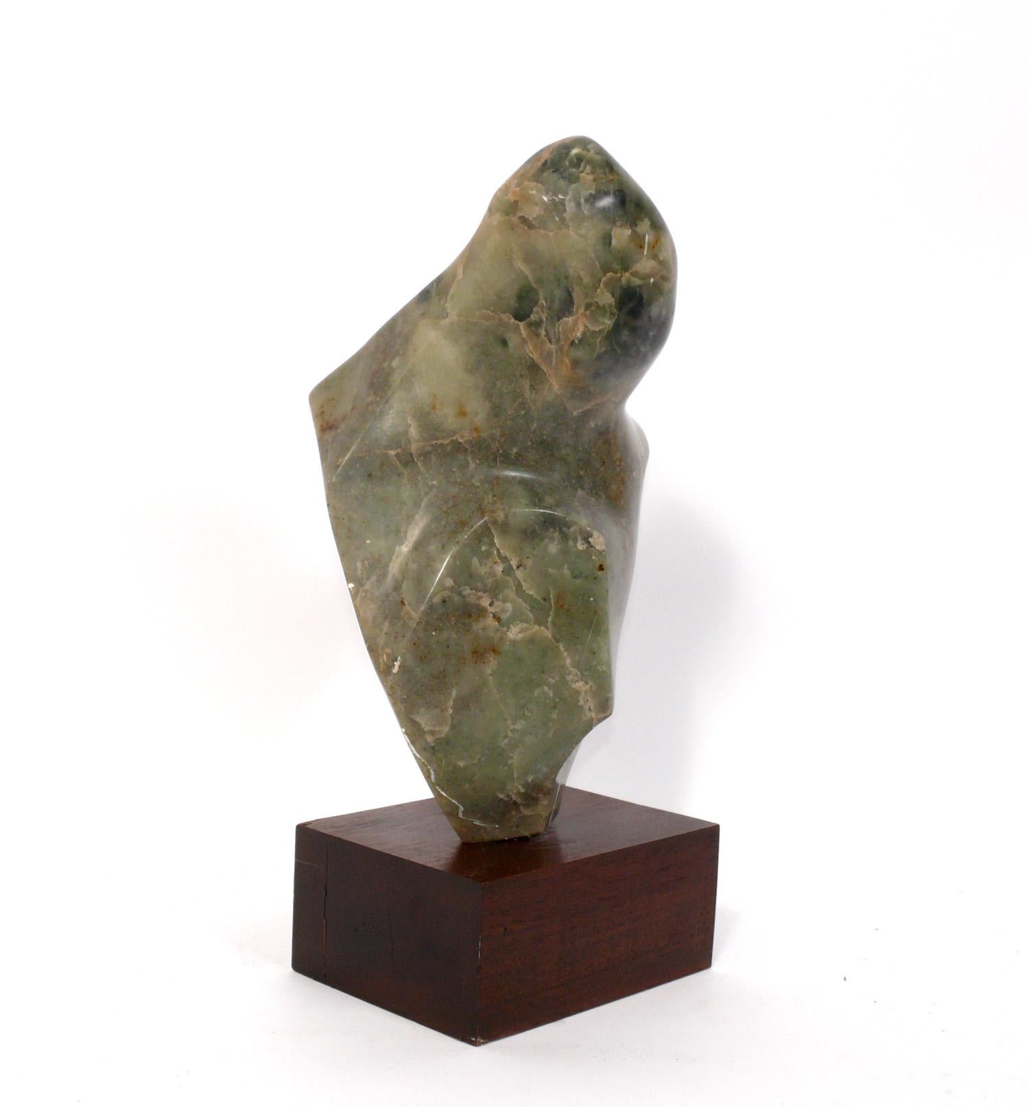 Mid-20th Century Abstract Mid-Century Modern Marble Sculpture