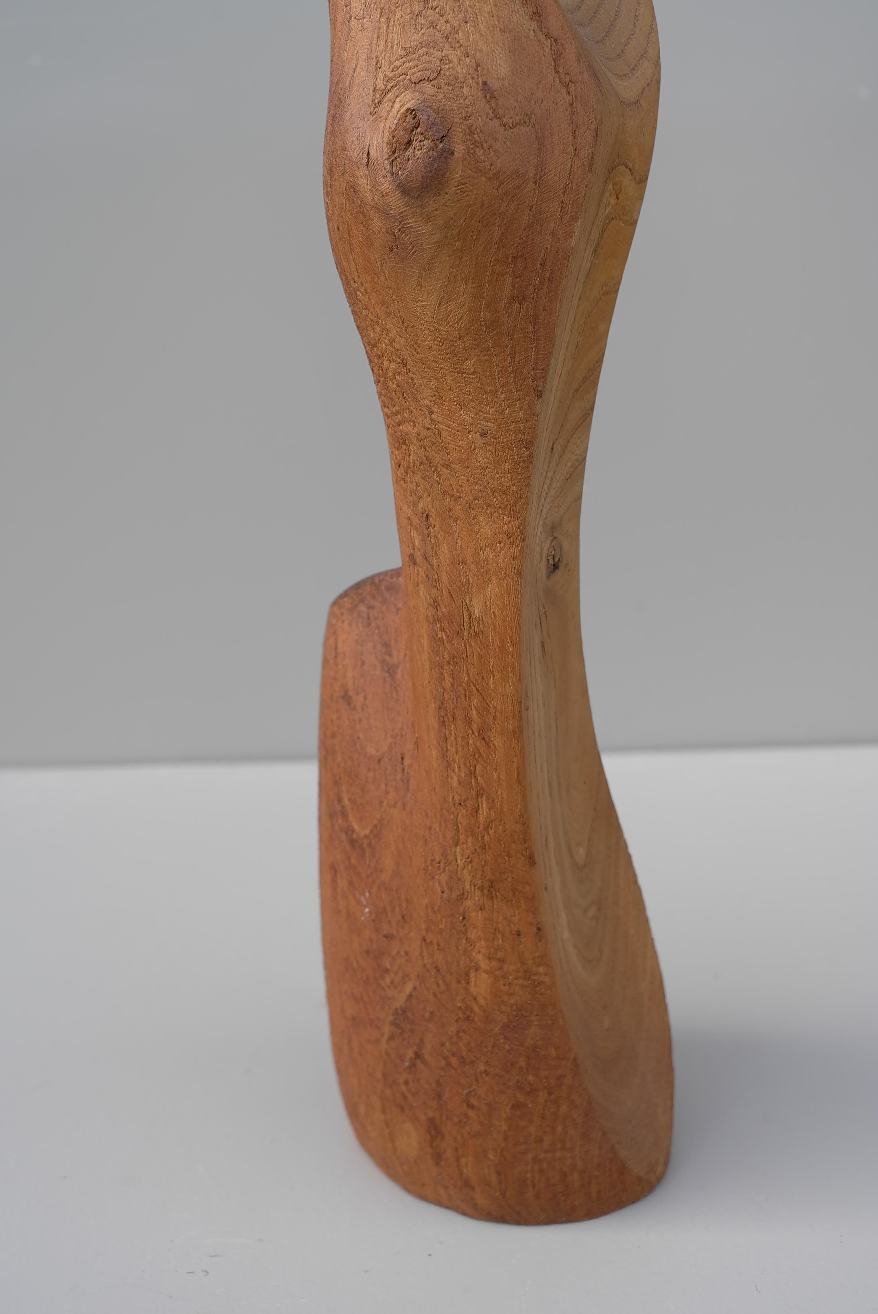  Abstract Mid-Century Modern Organic Wooden Sculpture, 1960's For Sale 5
