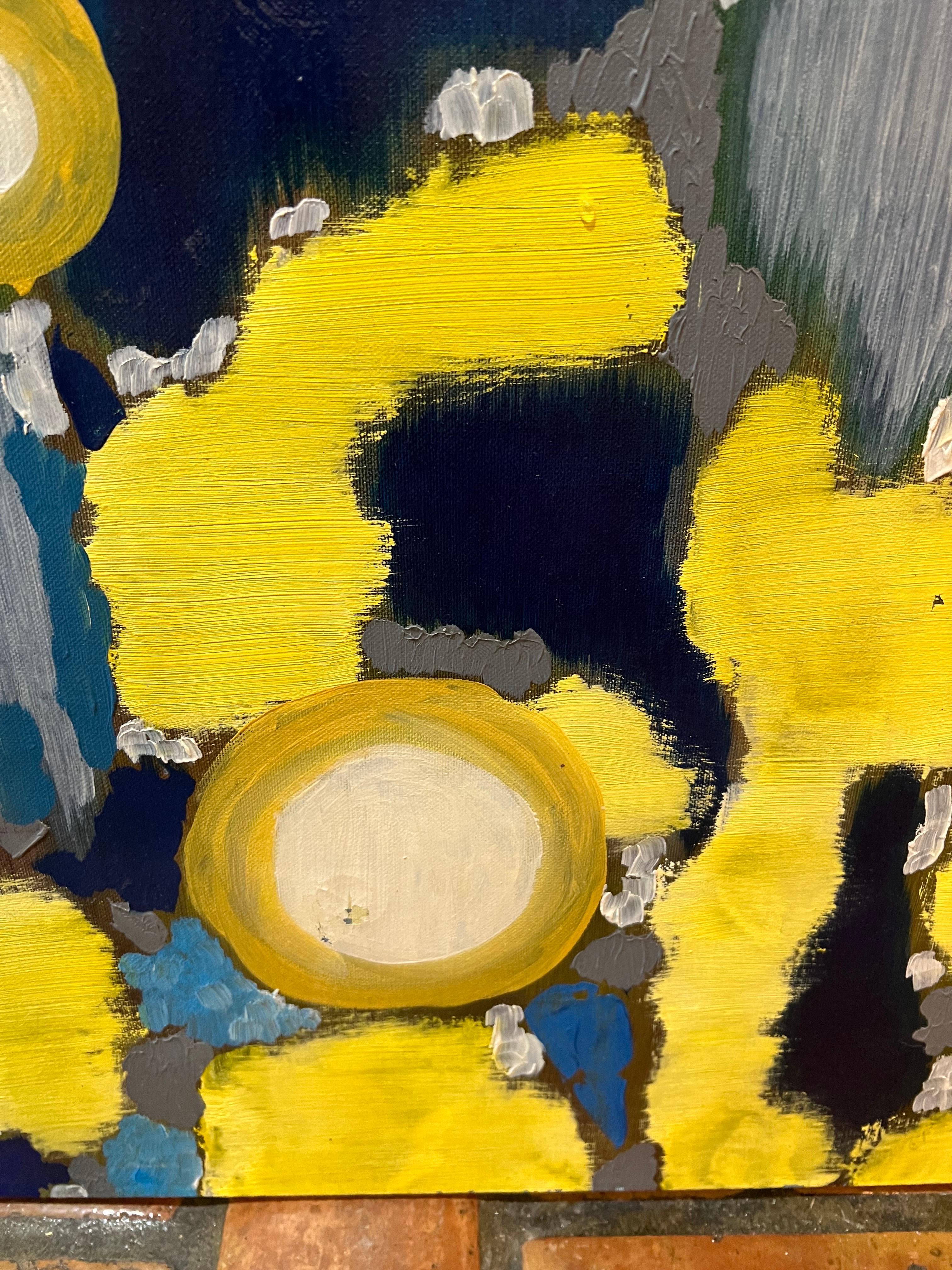 Peinture abstraite moderne du milieu du siècle dernier intitulée « Lumieres » en vente 4