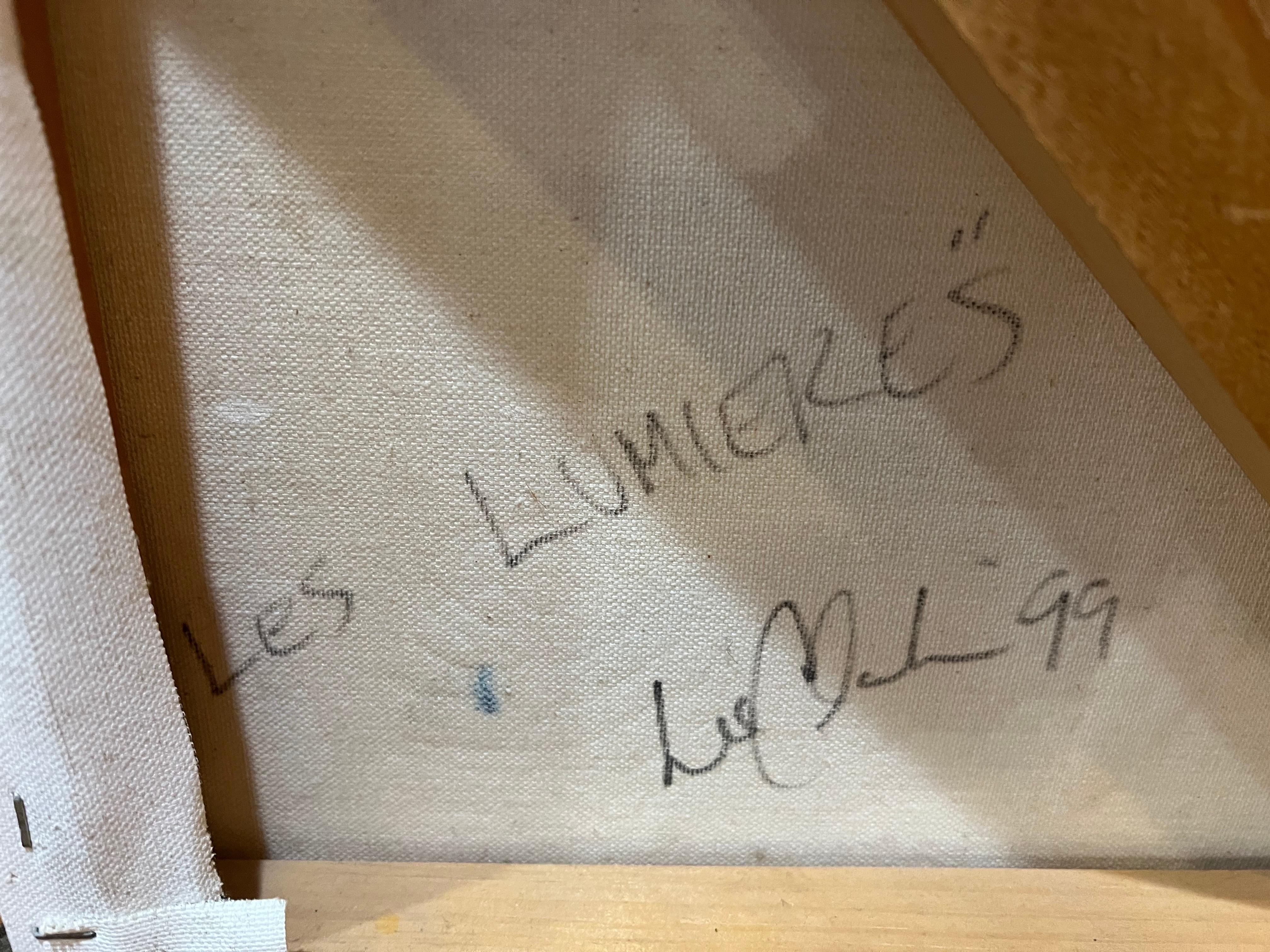 Abstraktes Gemälde mit dem Titel „Lumieres“, Moderne der Mitte des Jahrhunderts im Angebot 13