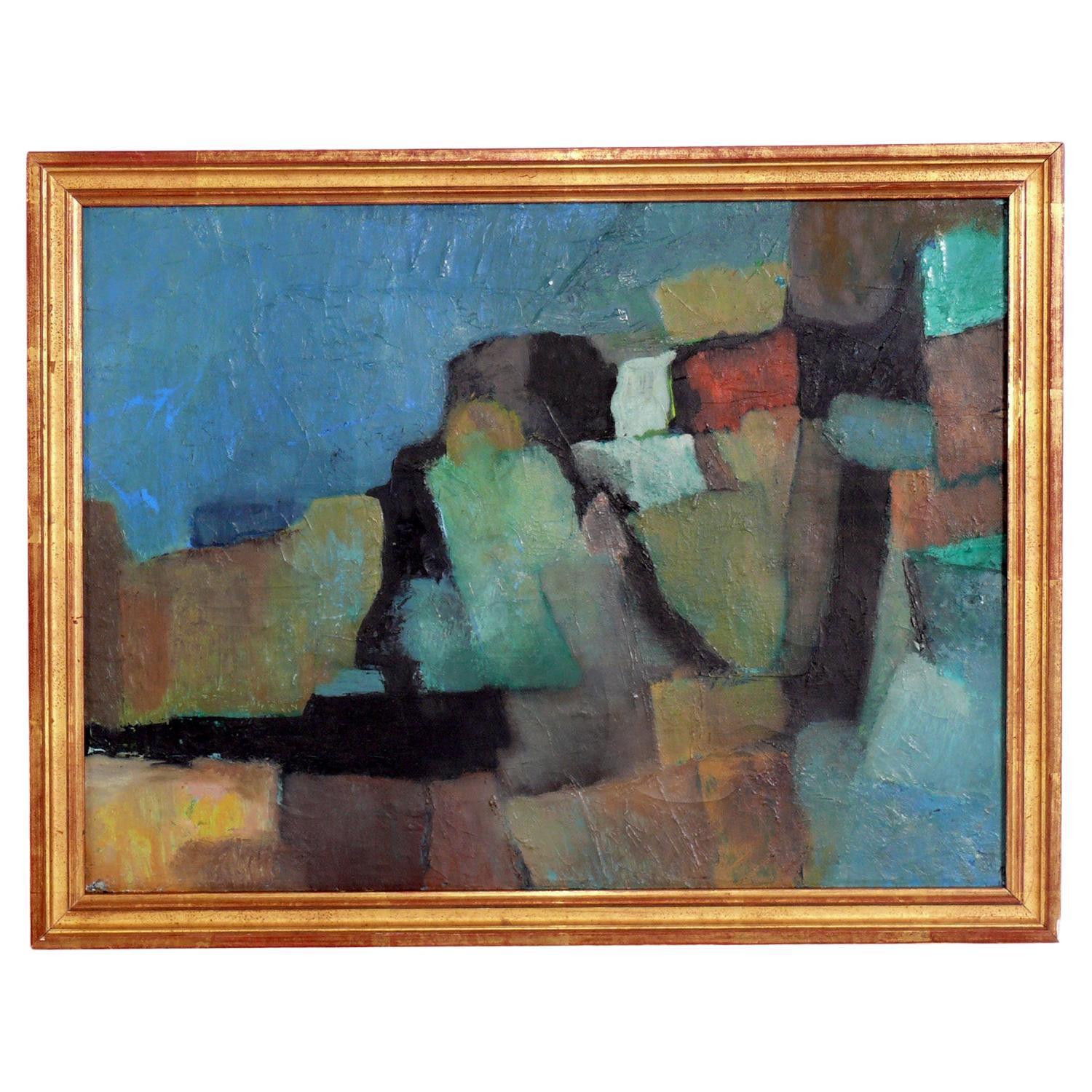 Abstract Mid Century Painting 