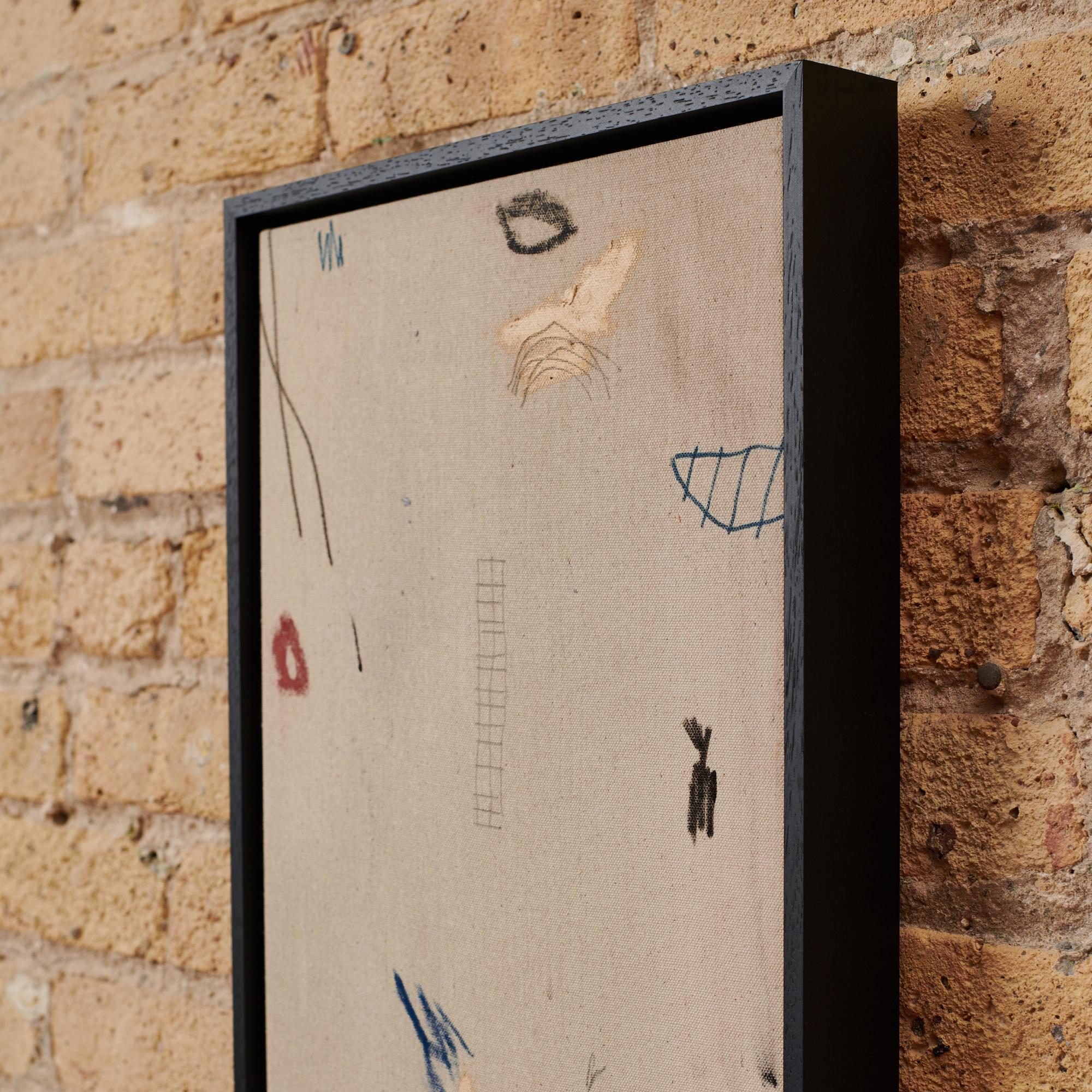 Australian Abstract Minimalist Painting on Canvas 