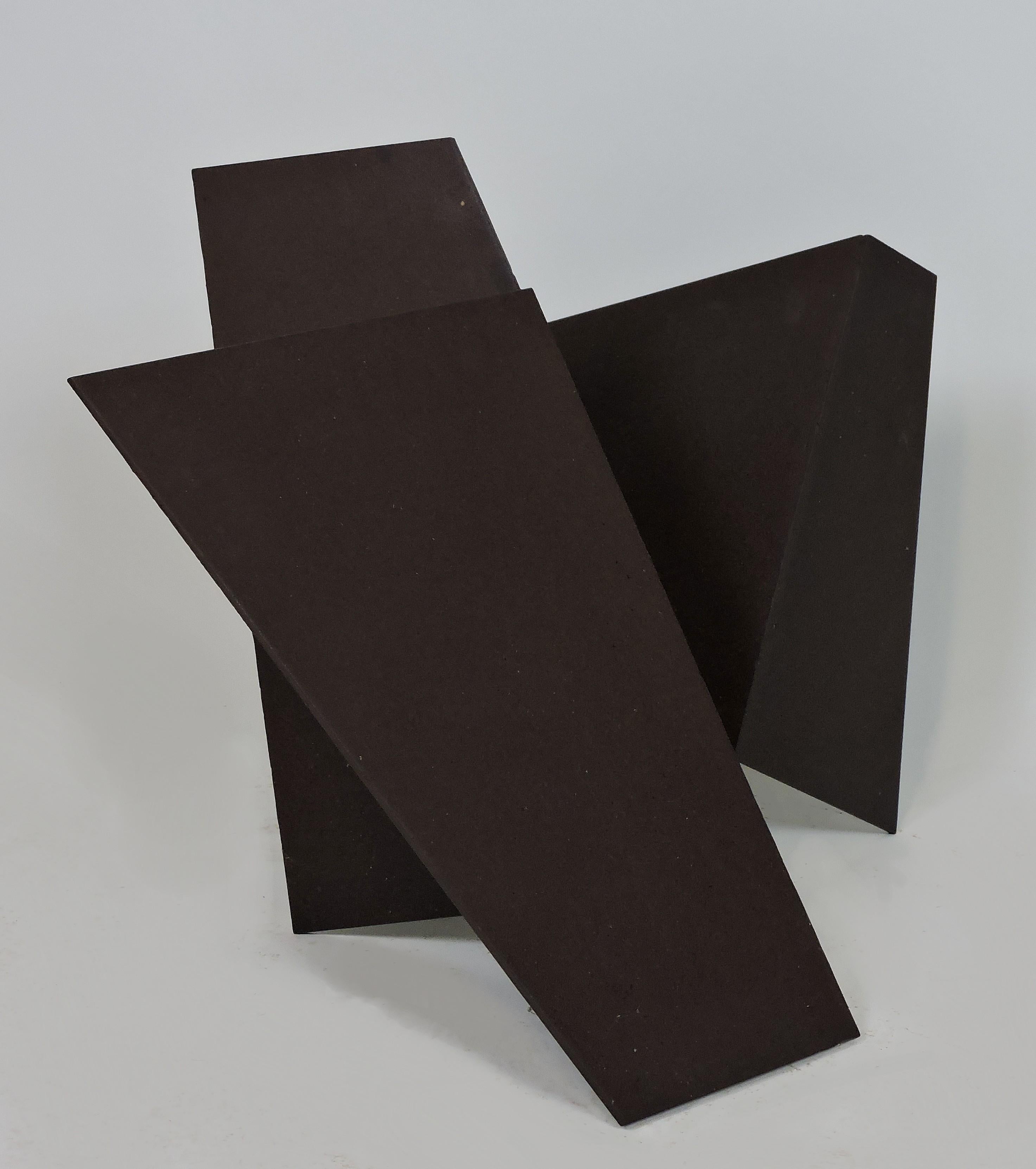 Abstract Minimalist Welded Steel Sculpture 
