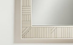Abstract Mirror Inspired by Art Deco, Handcrafted by Artisanal