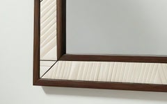 Miroir abstrait inspiré de l'Art déco, fabriqué à la main par Artisanal