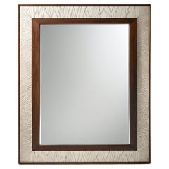 Abstract Mirror Inspired by Art Deco, Handcrafted by Artisanal