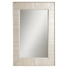 Miroir abstrait inspiré de l'Art déco, fabriqué à la main par Artisanal