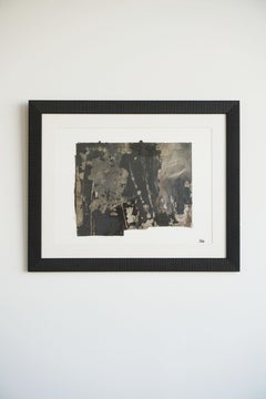 Abstrakte Collage in Mischtechnik von Sarah Dupré "Ultimative Pilgerreise", 2023