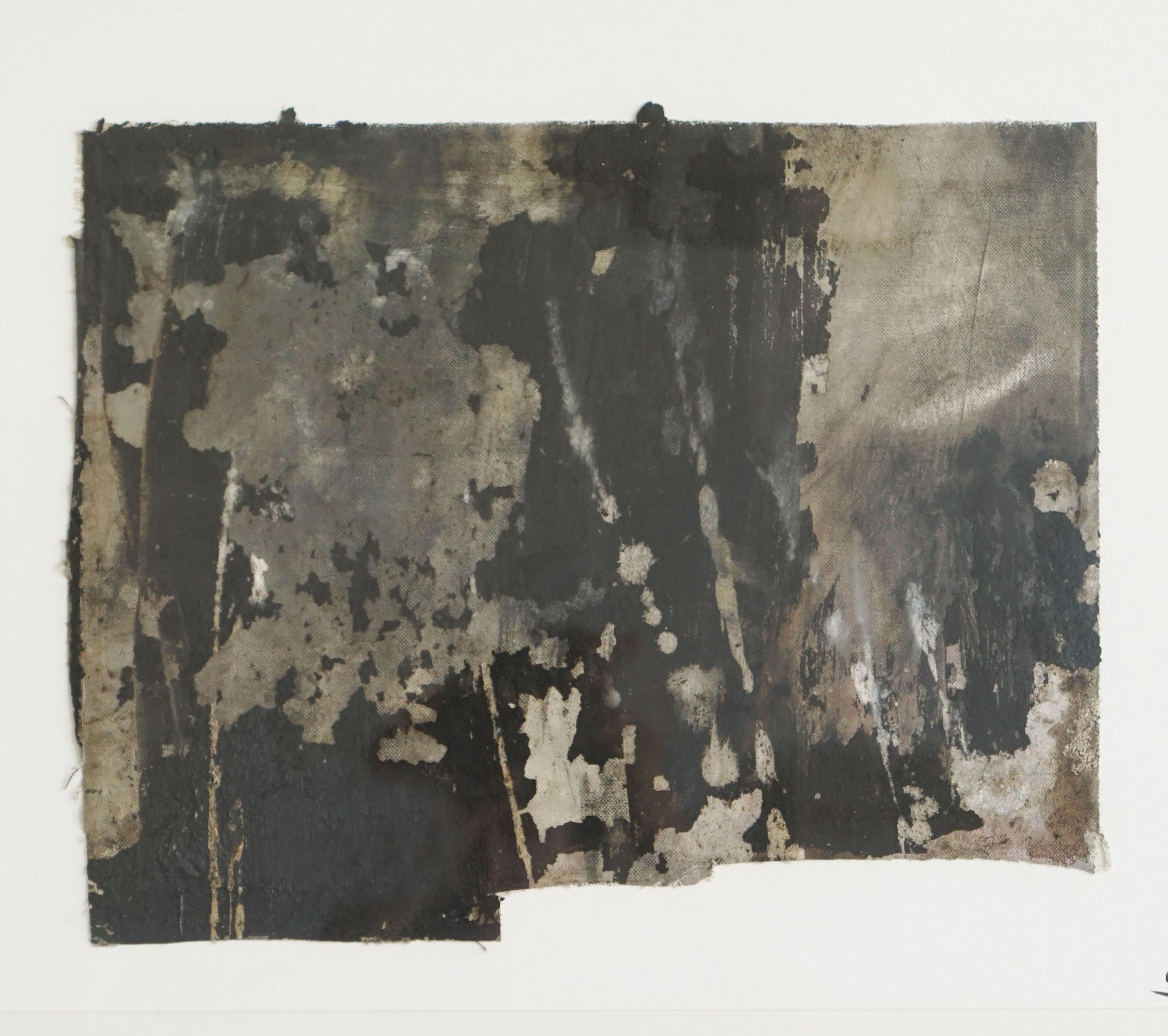 Abstrakte Collage in Mischtechnik von Sarah Dupré 