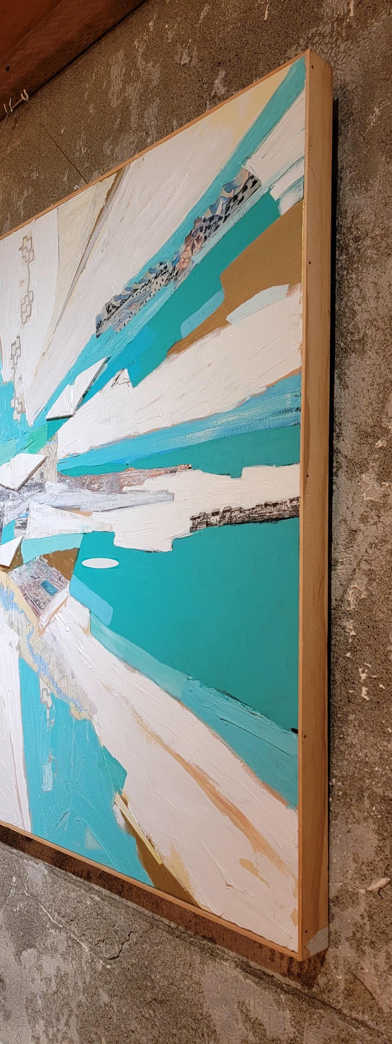 Abstract Mixed Media Painting by Michael Costantini For Sale at 1stDibs