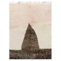 Zusammenfassung: Moderner „Aurora“-Teppich in Hellbeige „Blushbeam“ von Doris Leslie Blau