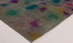 Abstract Modern Carpet Color Burst Gray "Eclat" by Doris Leslie Blau