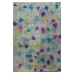 Abstract Modern Carpet Color Burst Gray "Eclat" by Doris Leslie Blau