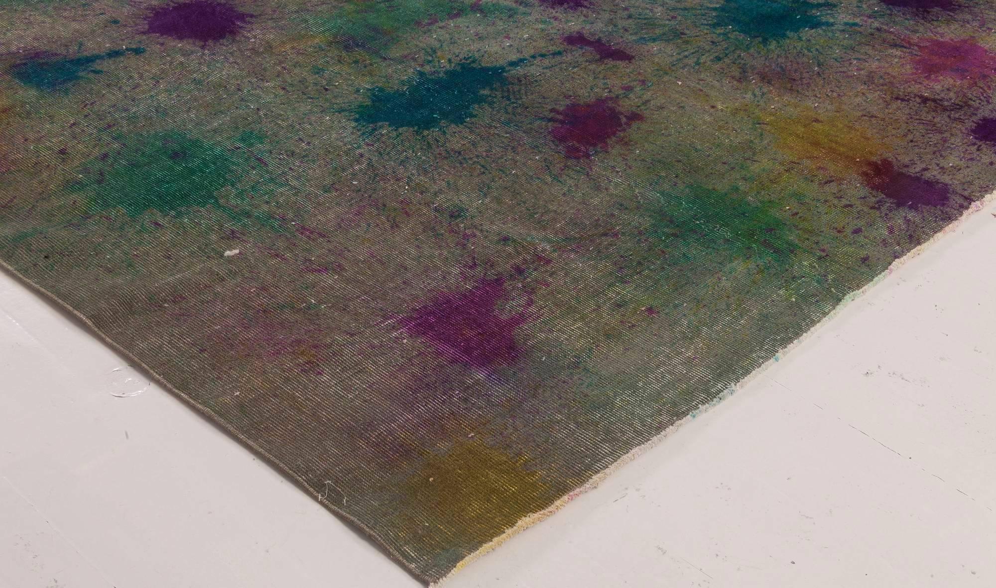 Hand-Woven Abstract Modern “Daliesque” Wool Rug by Doris Leslie Blau For Sale