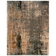 Abstract Modern “Digital Age” Wool Rug by Doris Leslie Blau