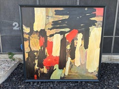 Abstract Modern Framed Oil Painting On Canvas