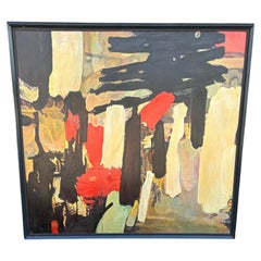 Abstract Modern Framed Oil Painting On Canvas