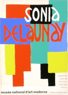 Litografie astratte moderne Joan Miro Max Ernst Sonia Delaunay $650 ciascuno