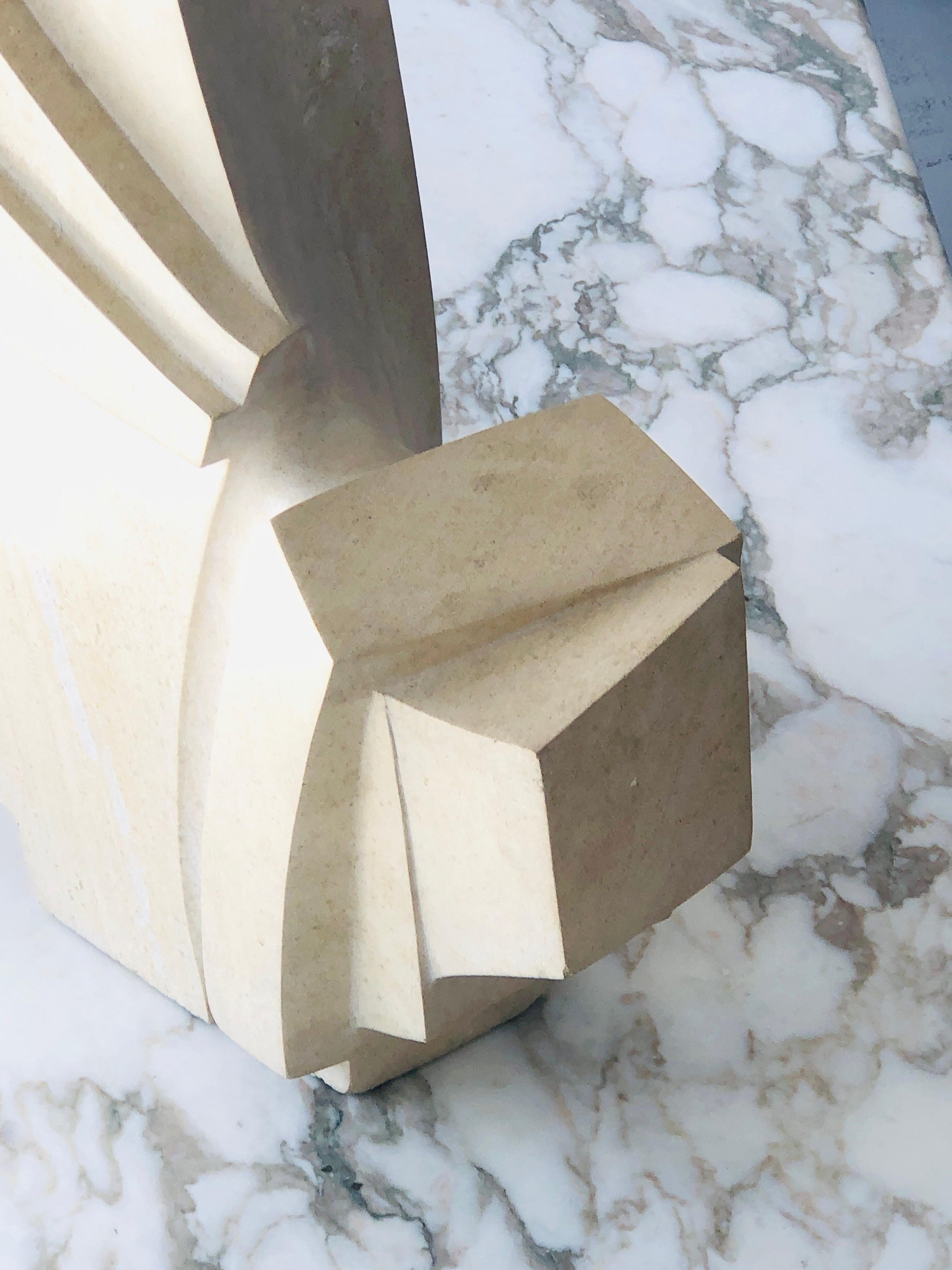 Abstract Modern Marble Sculpture, 1970s 4