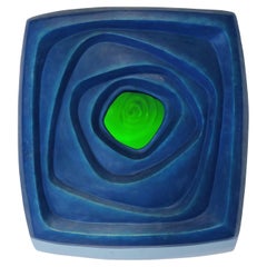 Abstract Modern Modernist Aluminum Holography Wall Sculpture, Interior Spaces 2
