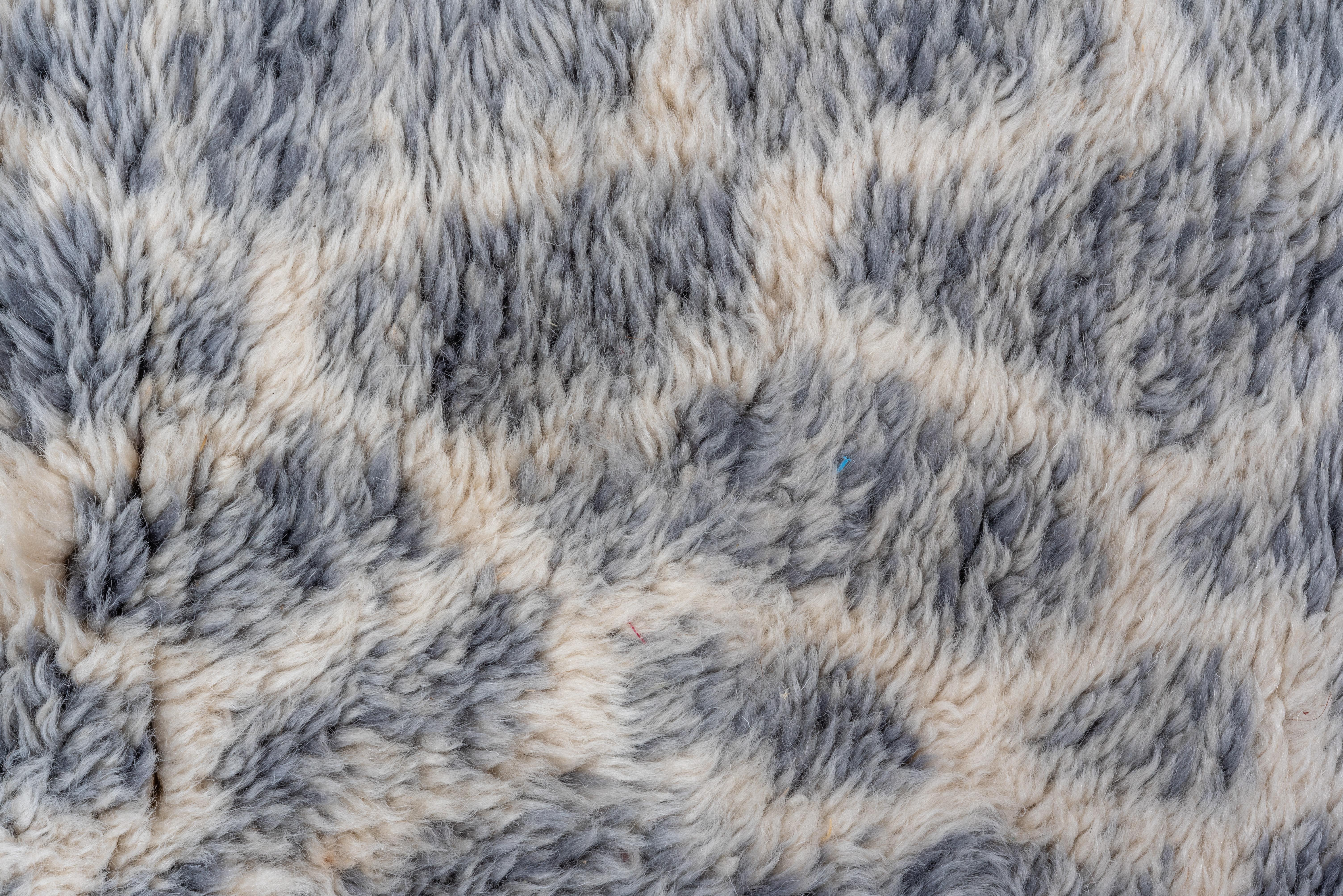 blue and white animal print rug