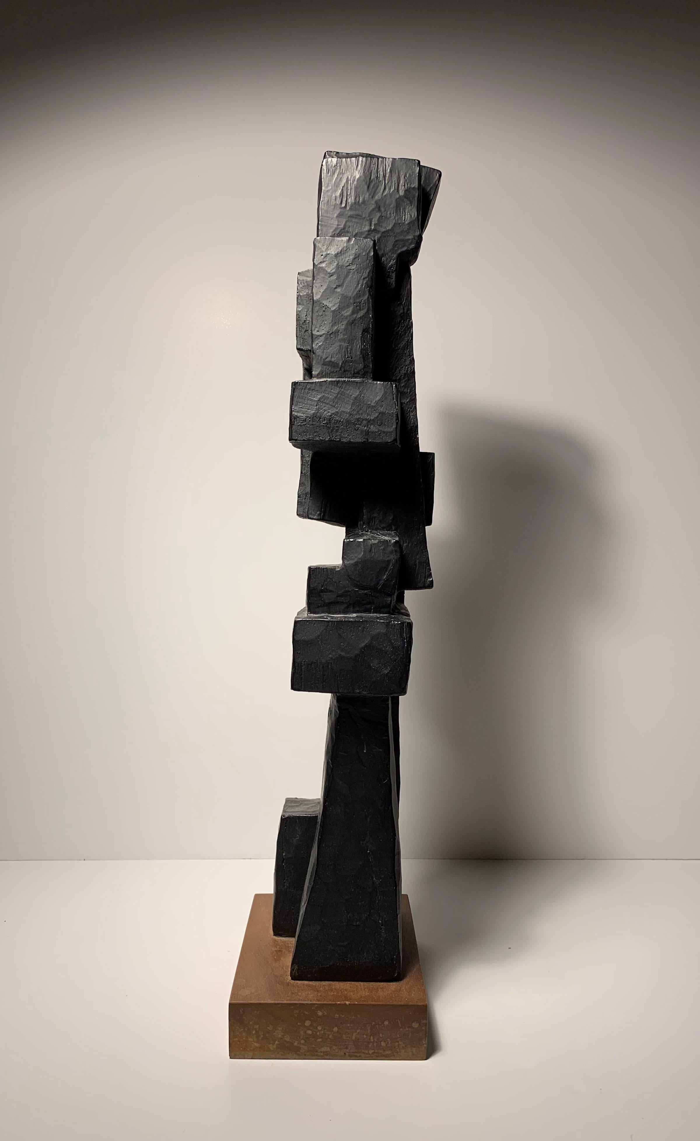 Abstract Modern Musician Sculpture by Austin Productions In Fair Condition For Sale In Chicago, IL