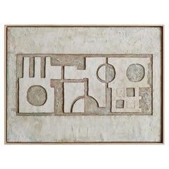 Quadro astratto moderno di Alessandro Bonato, anni '60