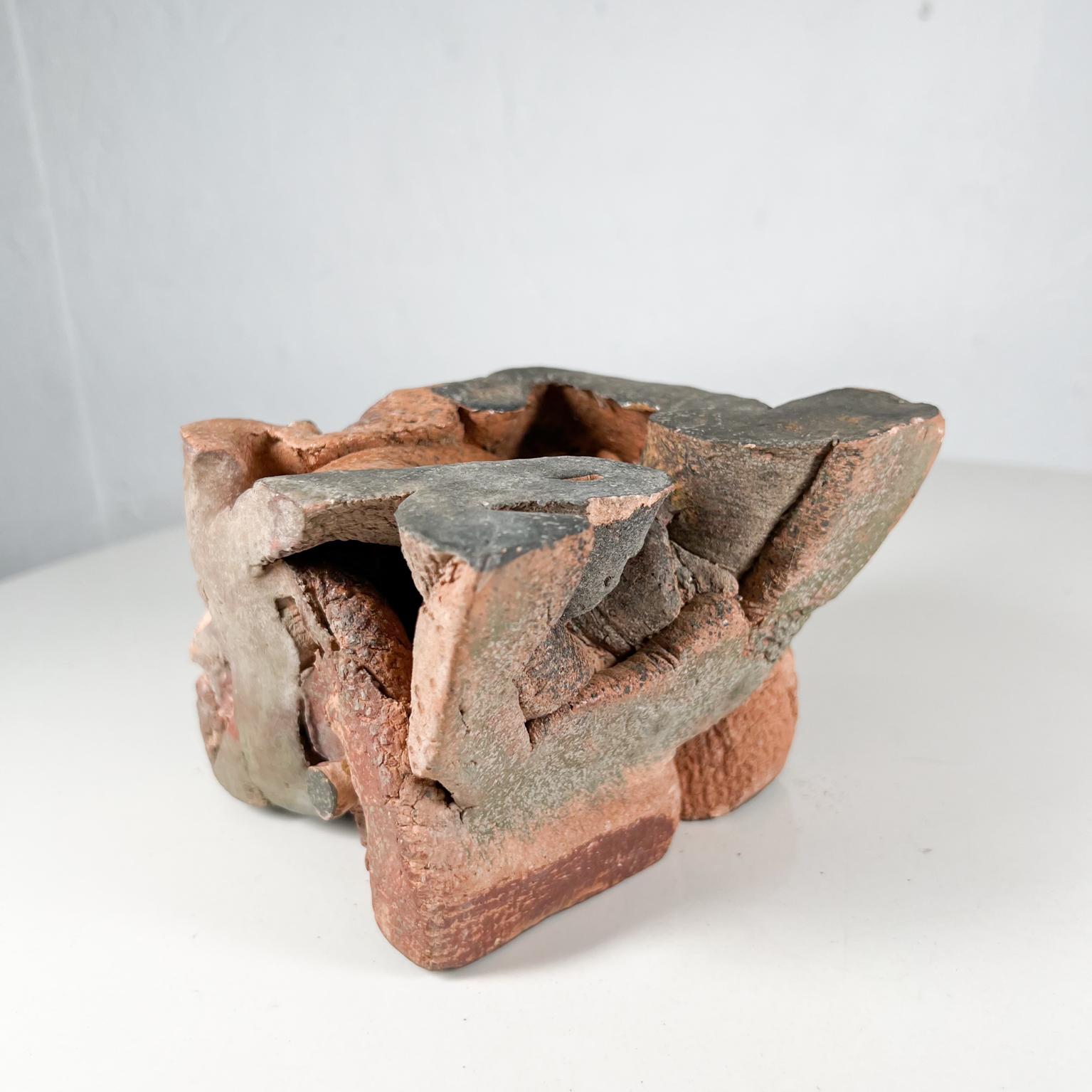 Abstract Modern Root Sculpture Vintage Pottery Art In Good Condition For Sale In Chula Vista, CA