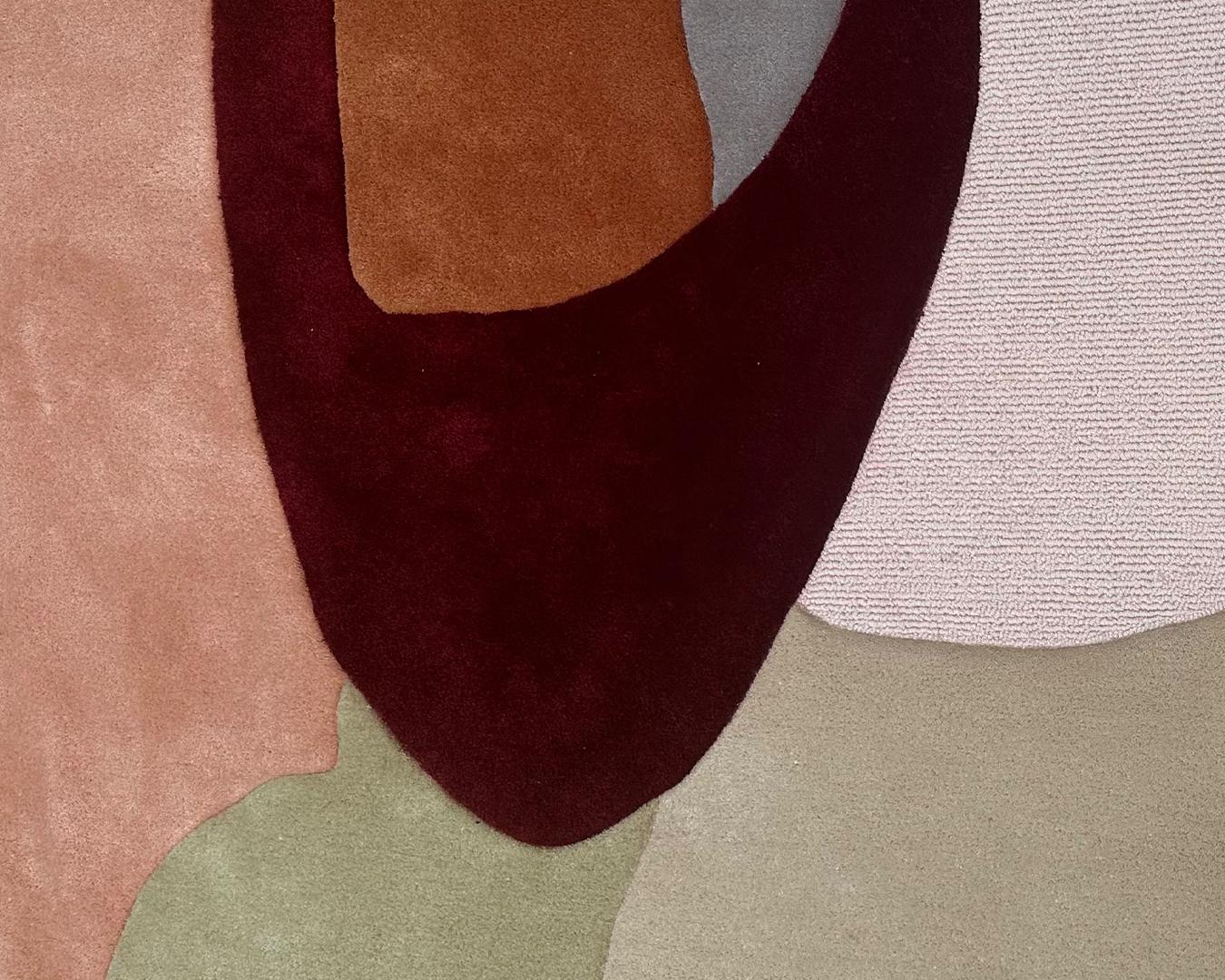 Indonesian Abstract Modern Rug by RAG HOME For Sale