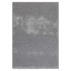 Abstract Modern Slate Gray Rug Arches "Gray Arches" by Doris Leslie Blau