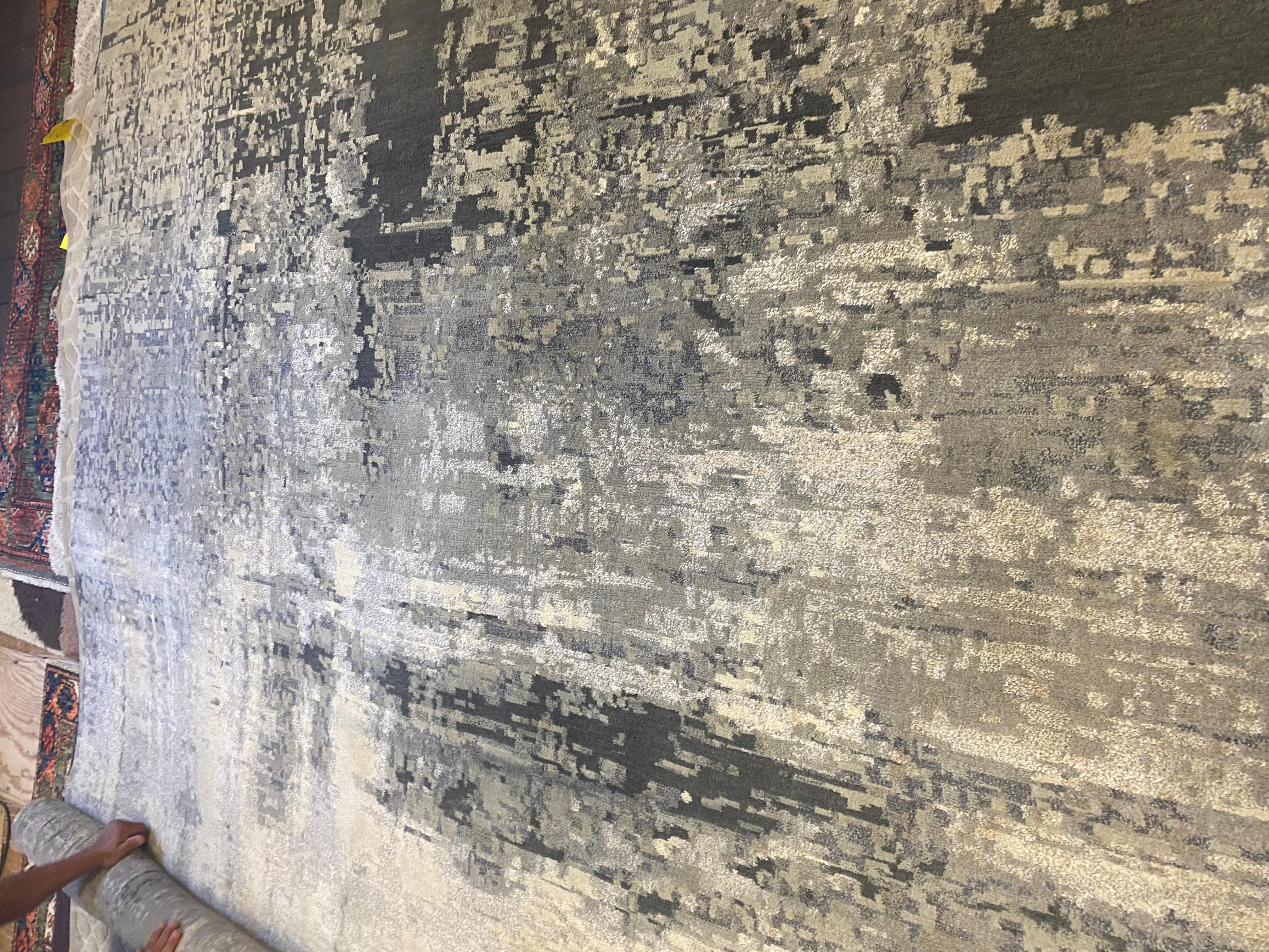 Tappeto astratto moderno tibetano di Stark in vendita 6