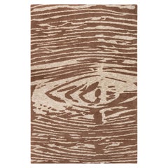 Abstract Modern “Whirl” Hand Knotted Wool Rug by Doris Leslie Blau