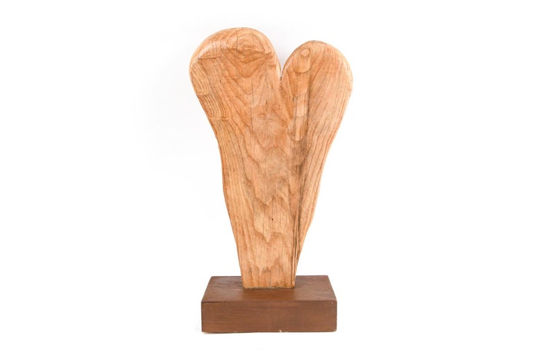 Abstract Modern Wood Sculpture For Sale 6