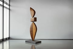 Abstract Modern Wood Sculpture, Still Stand No1 by Joel Escalona