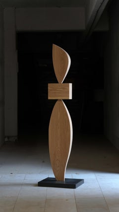 Abstract Modern Wood Sculpture, Still Stand No1 by Joel Escalona