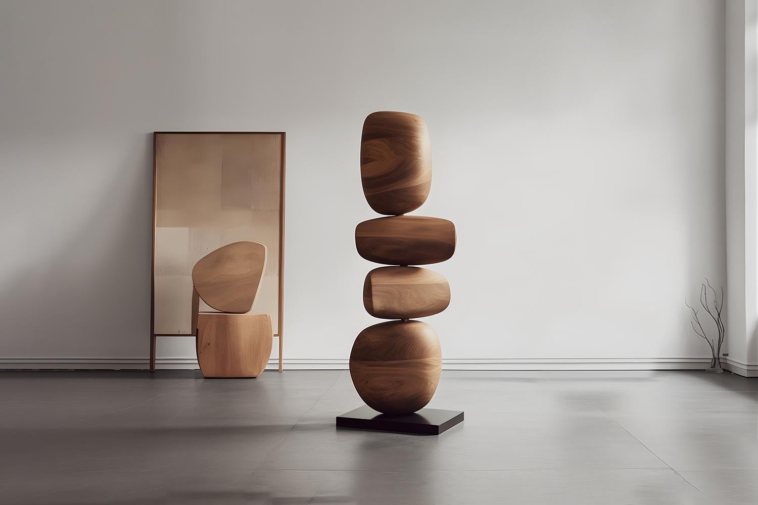 Totem in legno Standing Serenity Still Stand No11 di NONO, A Joel Escalona Design In condizioni Nuovo in vendita a Ciudad de México, CDMX