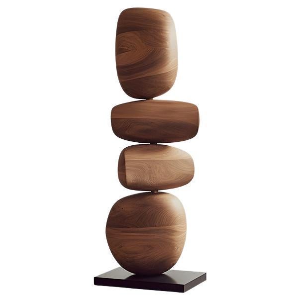 Abstract Modern Wood Sculpture, Still Stand No11 by Joel Escalona 