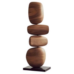 Abstract Modern Wood Sculpture, Still Stand No11 by Joel Escalona 