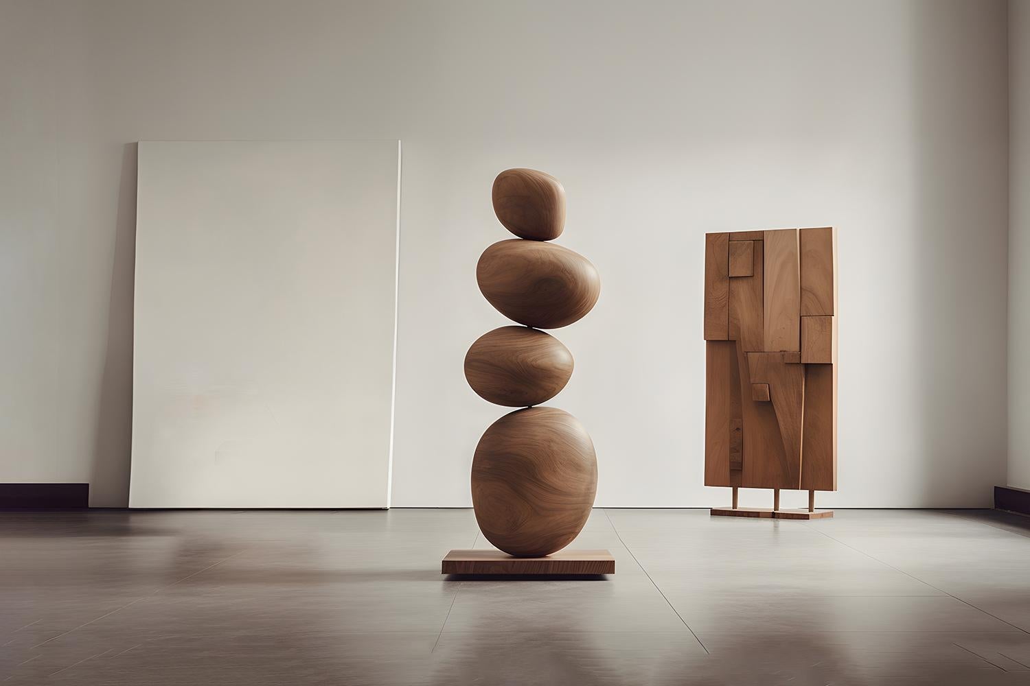 Still Stand No13: Scultura Totem alta in legno di NONO, Escalona Design In condizioni Nuovo in vendita a Ciudad de México, CDMX